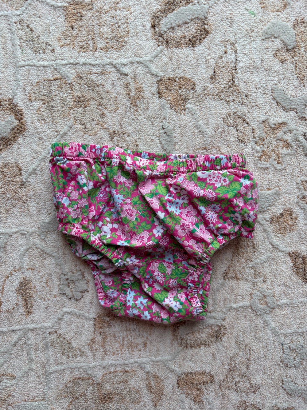 Magenta Floral Print Baby GAP Bloomers